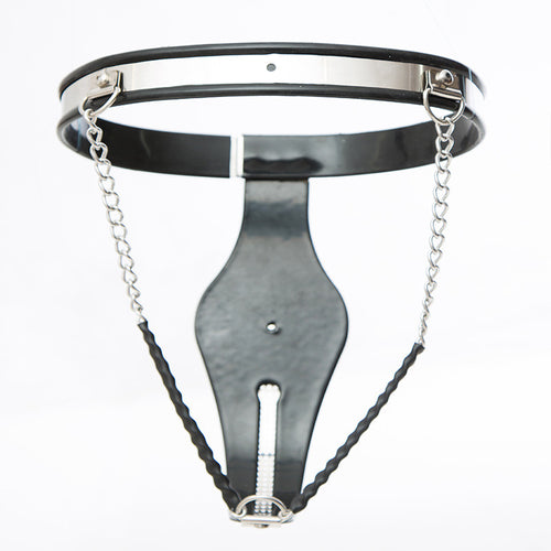 Women's Classic Chastity Belt (Chain Rear Style)